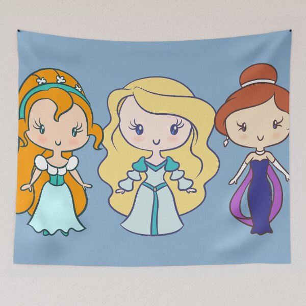 Item preview, Thumbelina, Odette, and Anastasia - Lil' CutiEs designed and sold by Ellador.