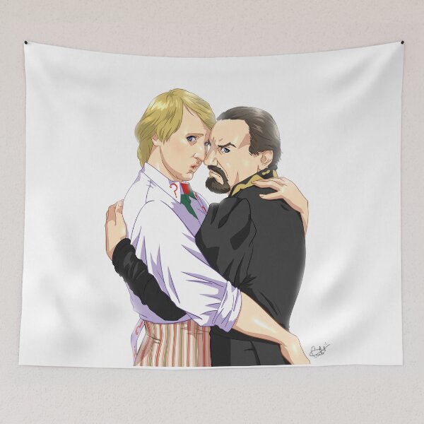 Item preview, 5th Doctor and The Master designed and sold by Carla  Luz.