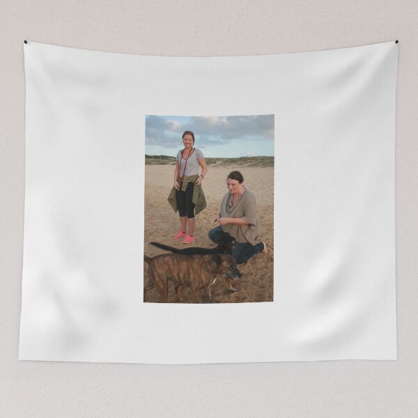 Item preview, 9. Delia & Kelsey with Labrador & Kelpie Cross designed and sold by Cathie Brooker.