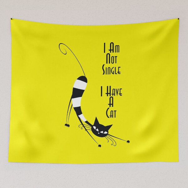 Item preview, I AM NOT SINGLE I HAVE A CAT designed and sold by soulwhispherer.