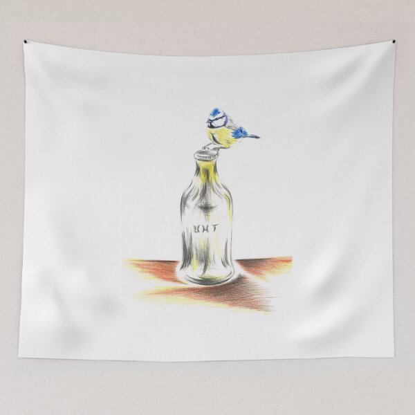 Item preview, Blue tit loves the cream designed and sold by white1970.