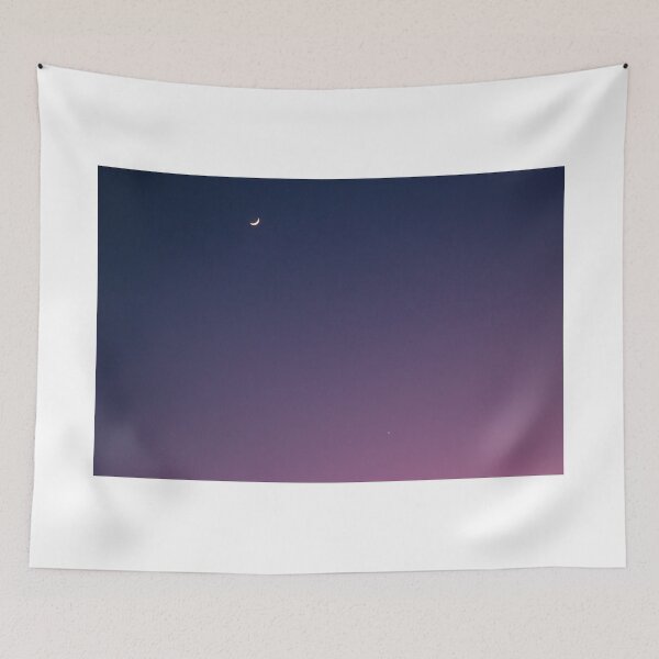 Item preview, Moon and Venus in Aries at sunset designed and sold by Mike Kunes.