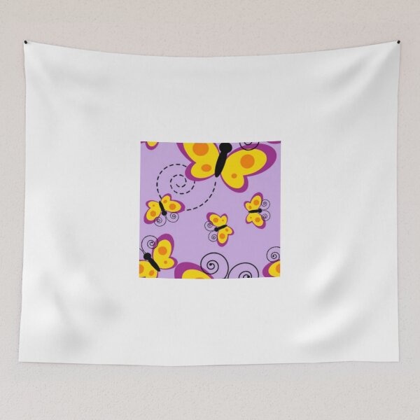 Item preview, Yellow & Purple Butterflies designed and sold by moondreamsmusic.