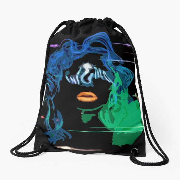 Enigma Lady Gaga Drawstring Bag