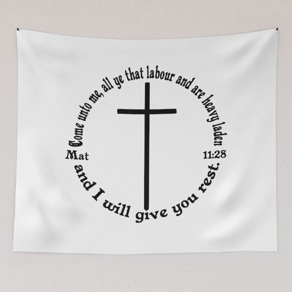 Item preview, MATTHEW 11:28 circular designed and sold by Calgacus.