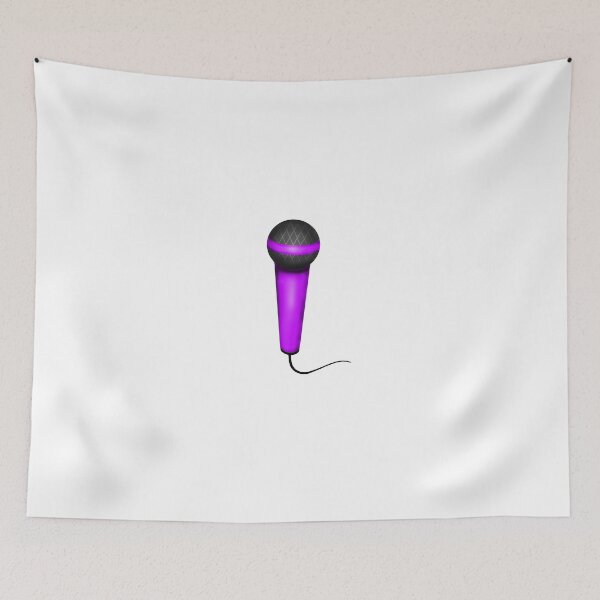 Item preview, Purple Black Microphone designed and sold by BeachBumFamily.