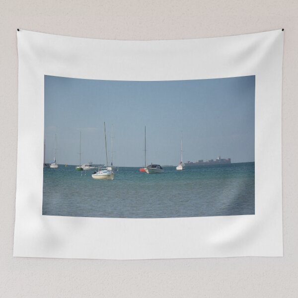 Item preview, BOATS AT BLAIRGOWRIE. designed and sold by kazaroodie.