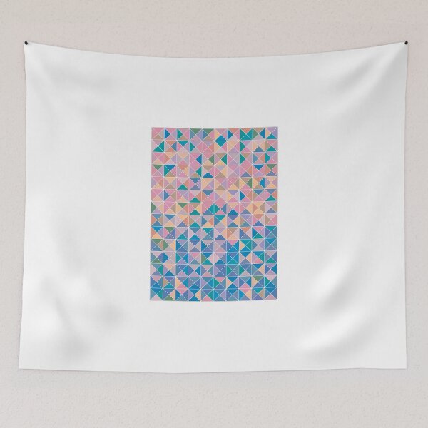 Item preview, Geometric Triangle Pattern (pink) - Hipster Style designed and sold by nektarinchen.