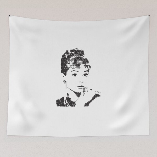 Artikelvorschau, Audrey Hepburn Typografie entworfen und verkauft von APiccoloDesign.
