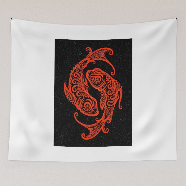 Item preview, Red Pisces Zodiac Sign in the Stars designed and sold by JeffBartels.