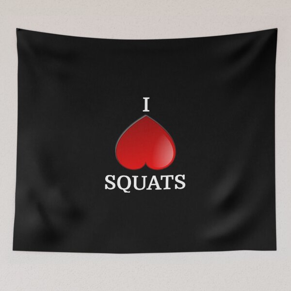 Item preview, I LOVE SQUATS designed and sold by evahhamilton.
