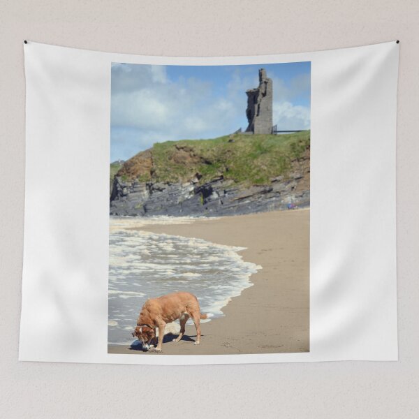 Item preview, wild atlantic way castle and dog designed and sold by morrbyte.