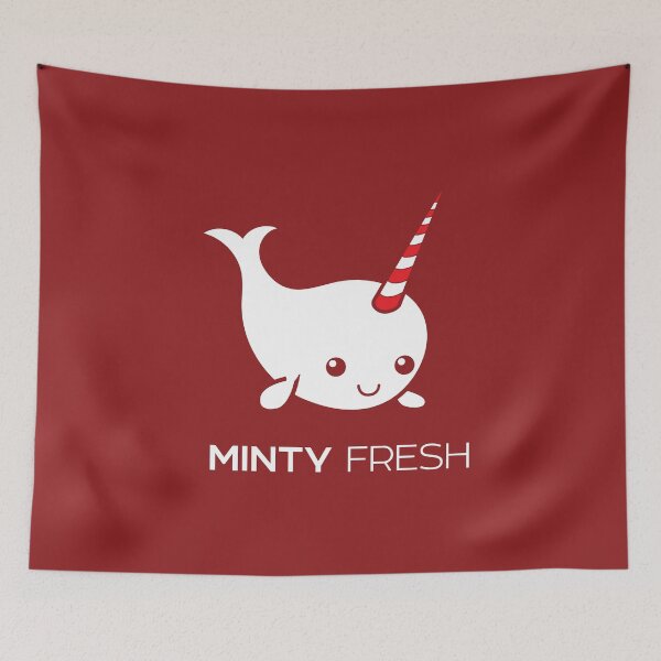 Item preview, Minty Fresh Baby Narwhal designed and sold by Peppermint Narwhal.