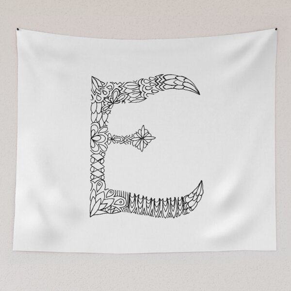 Item preview, Patterned Letter E designed and sold by Alyssa Zeldenrust.