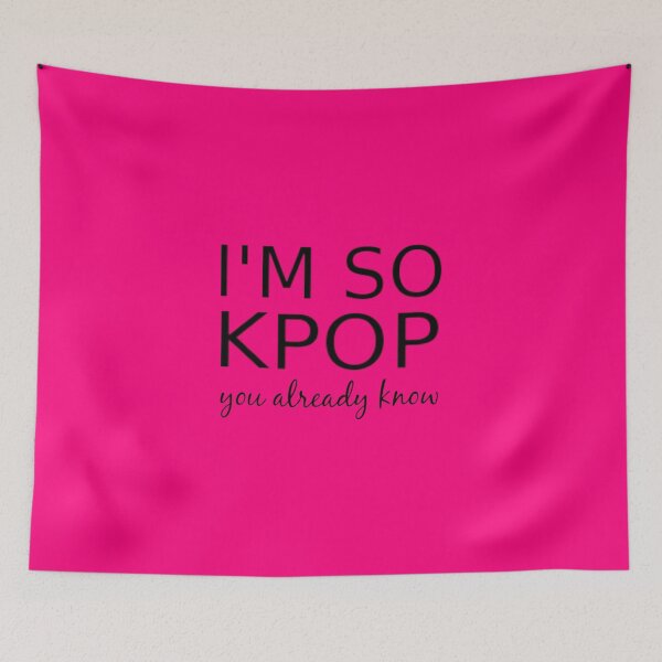 Item preview, I'M SO KPOP - PINK designed and sold by Kpop Seoul Shop.