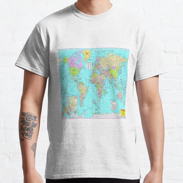 #World #Map #WorldMap Classic T-Shirt