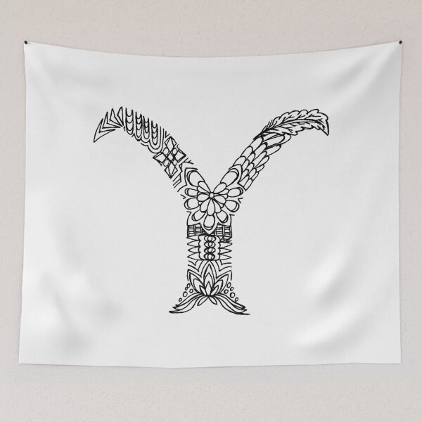 Item preview, Patterned Letter Y designed and sold by Alyssa Zeldenrust.