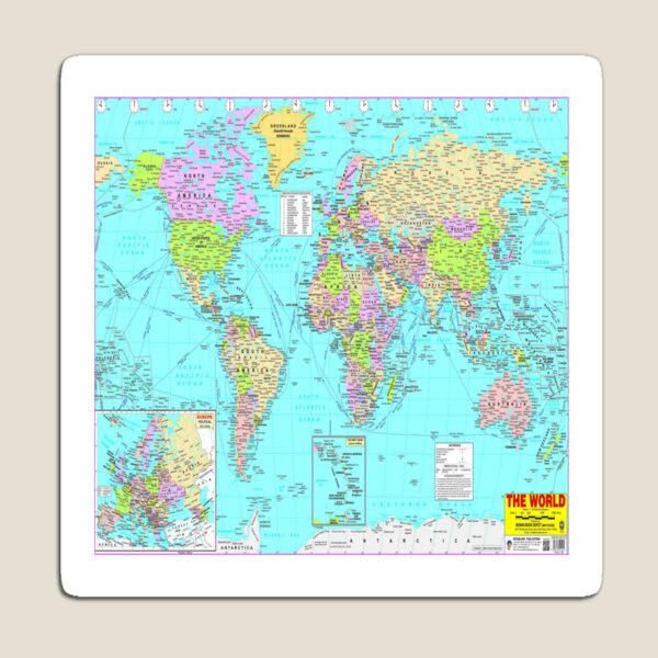 #World #Map #WorldMap Magnet