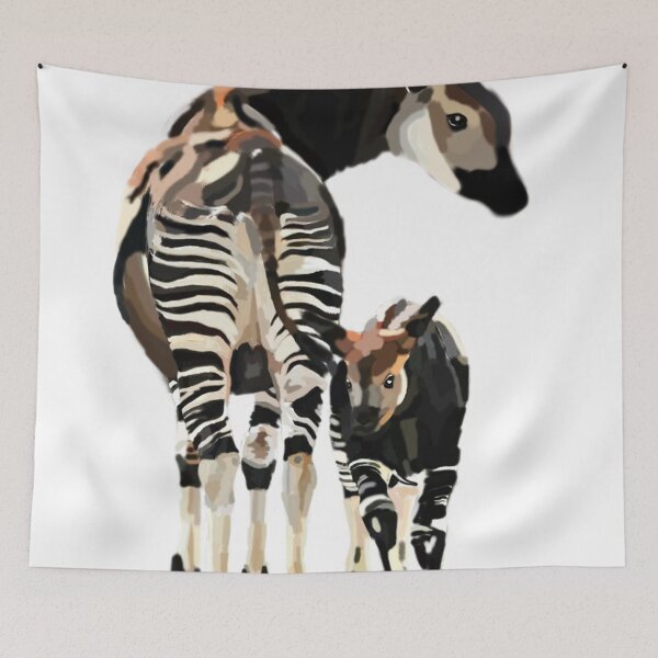 Item preview, Okapi and Calf  designed and sold by LuckyKat.
