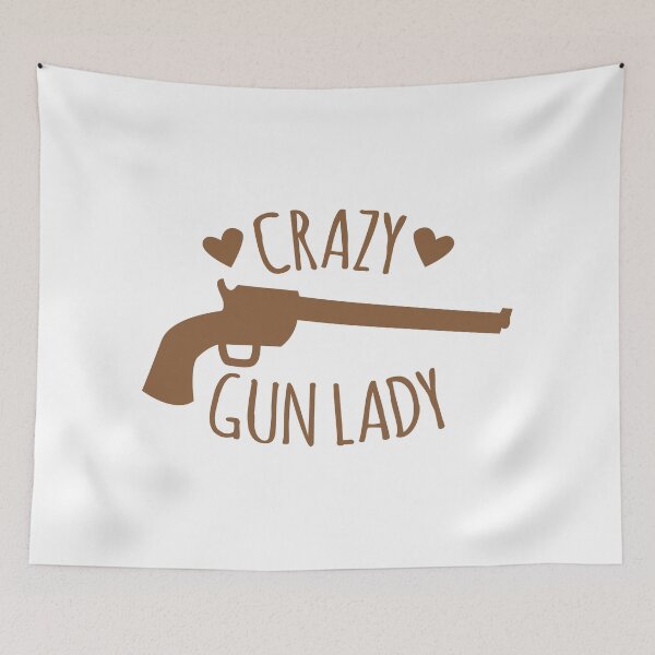 Item preview, Crazy Gun Lady designed and sold by jazzydevil.