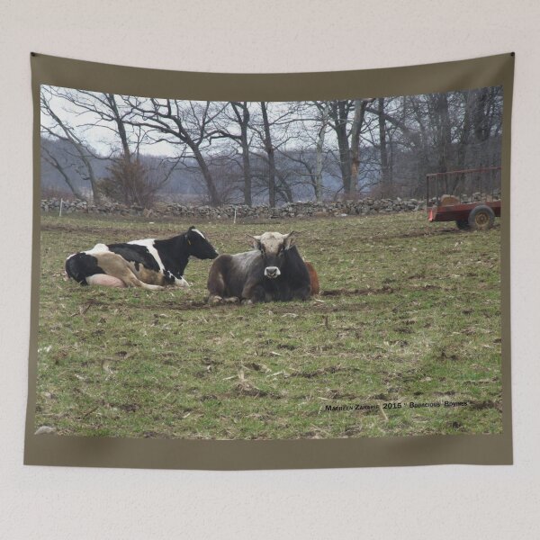 Item preview, Mo's View of Bodacious Bovines  " Blondie " designed and sold by Maureen Zaharie.