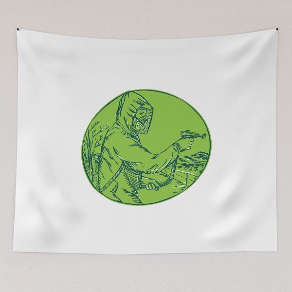 Item preview, Herbicide Pesticide Control Exterminator Spraying Etching designed and sold by patrimonio.