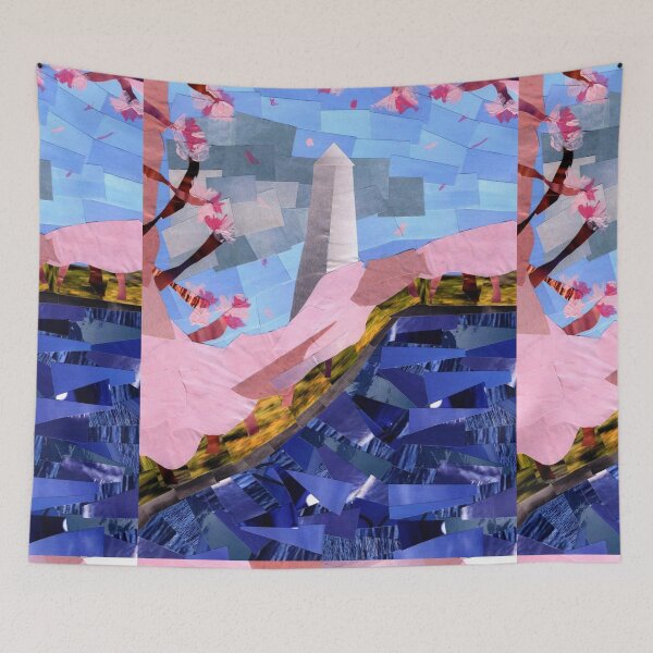 Item preview, Cherry Blossoms and the Washington Monument designed and sold by cajunhusker.