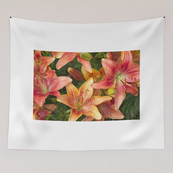 Item preview, Lilies In Orange Red And Yellow  designed and sold by Sandra Foster.
