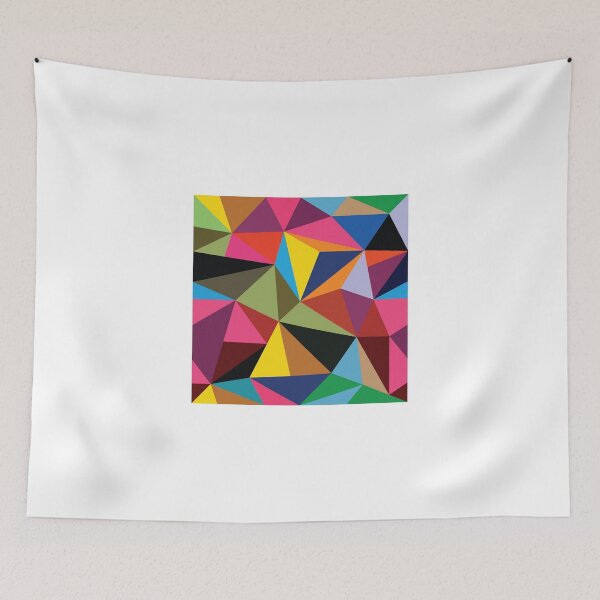 Item preview, Modern Multicolored Triangle Abstract designed and sold by shabzdesigns.