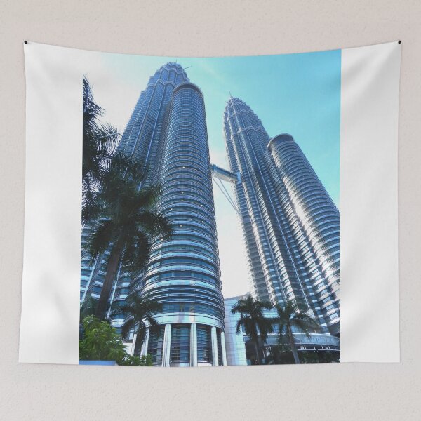 Item preview, PetronasTwin Towers Kuala Lumpur Malaysia designed and sold by sandysartstudio.