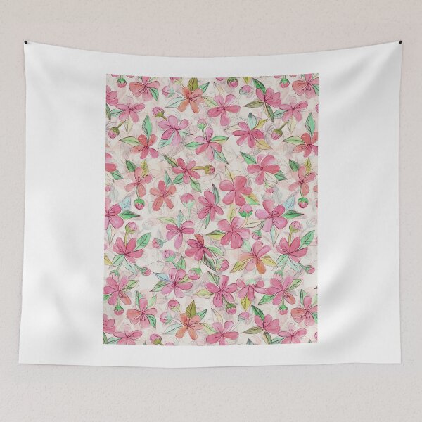 Item preview, Pink Painted Blossom Pattern designed and sold by micklyn.