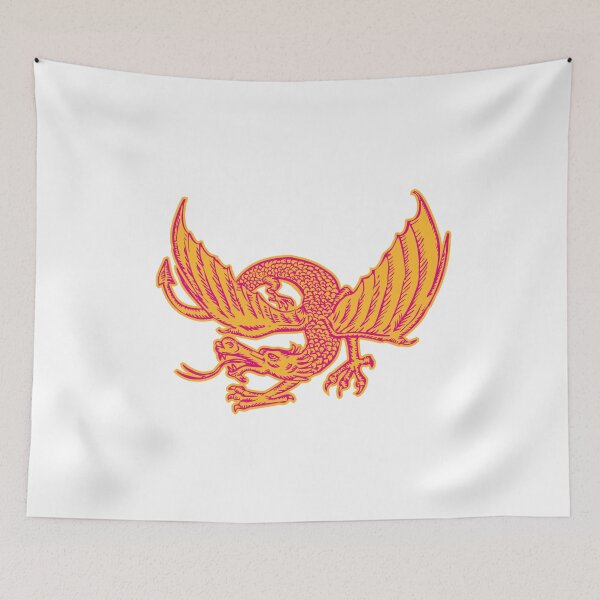 Item preview, Dragon Medieval Front Etching designed and sold by patrimonio.