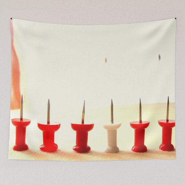 Item preview, Red Tacks and White designed and sold by melanieallen.