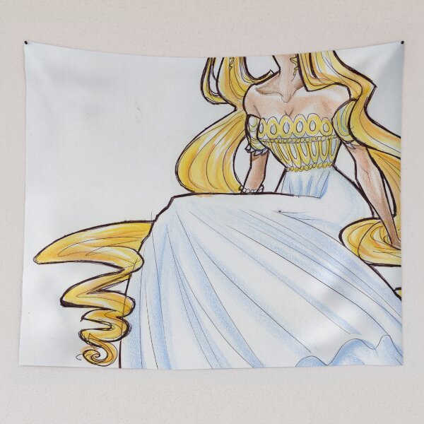 Aperçu de l'œuvre Princesse de lune aux cheveux d'or créée et vendue par IroPeji.