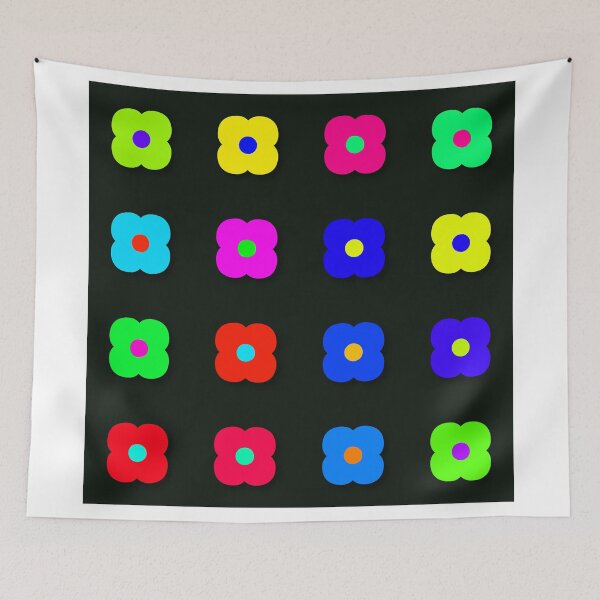Aperçu de l'œuvre Motif floral coloré créée et vendue par lalylaura.