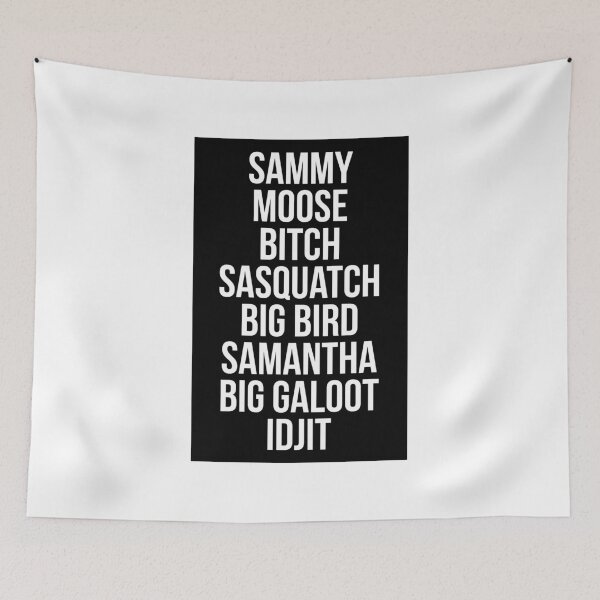 Item preview, Sam Winchester Supernatural Nicknames designed and sold by impalecki.