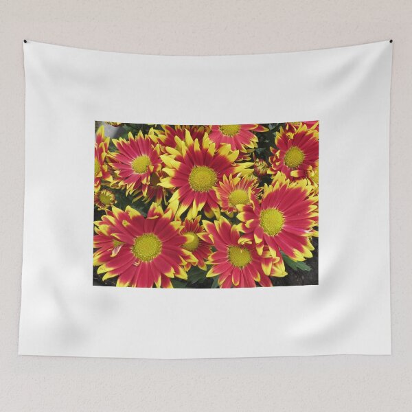 Item preview, Fiery Orange and Yellow Dahlias designed and sold by BlueMoonRose.