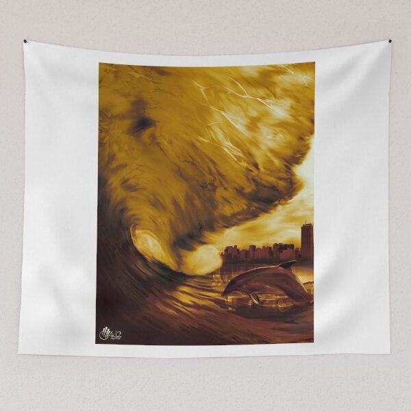 Item preview, Ola delfin designed and sold by 4d2SurfyArte.
