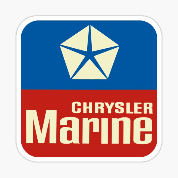 Chrysler Marine USA Sticker