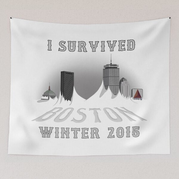 Item preview, I Survived Boston Winter 2015 (White) designed and sold by christian-milik.