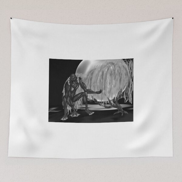 Item preview, Swamp Monster B&W designed and sold by Plopman.