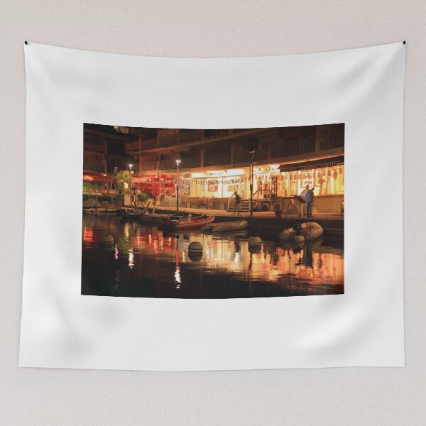 Item preview, Marina Boardwalk at Night, Marigot, Saint Martin designed and sold by Roupen BAKER.