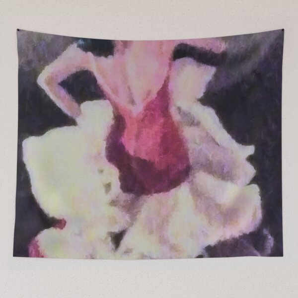 Item preview, Flamenco Dancer Painting designed and sold by bloomingvine.