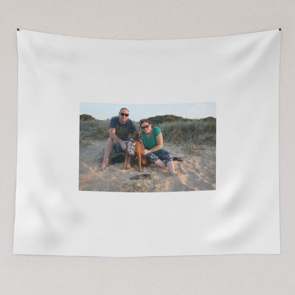 Item preview, 15. Jaclyn & Marc & their boxer designed and sold by Cathie Brooker.