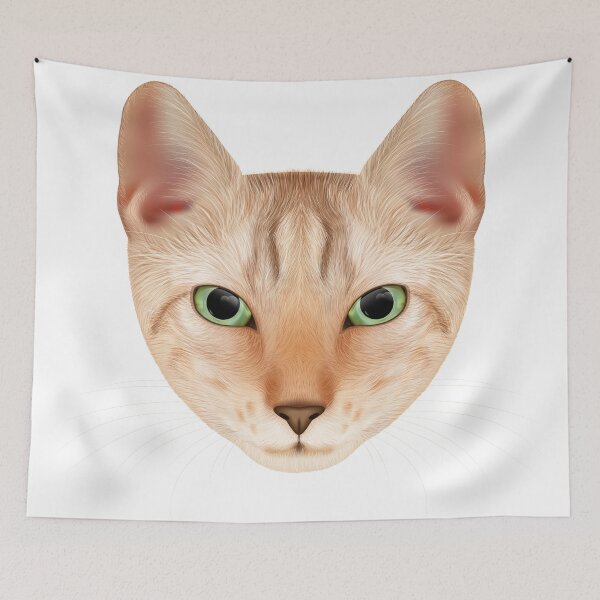 Item preview, Cat face portrait. designed and sold by msOctopus.