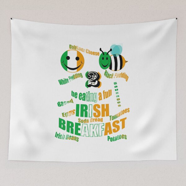 Item preview, happy2bee eating a full irish breakfast designed and sold by gruntpig.