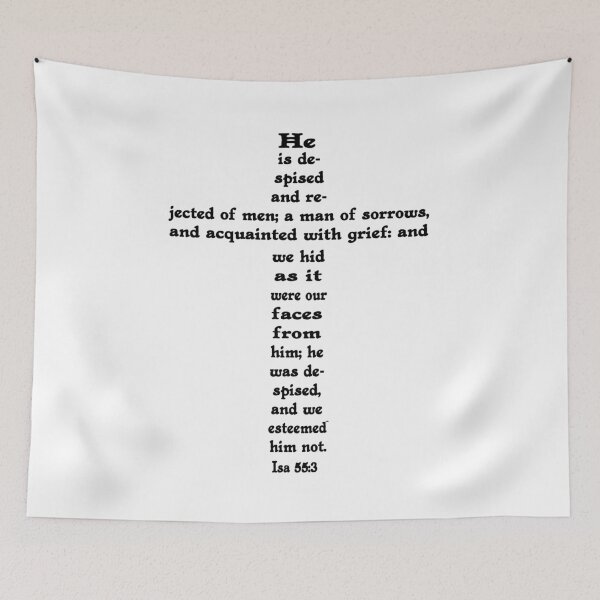 Item preview, ISAIAH 53:3 cross designed and sold by Calgacus.