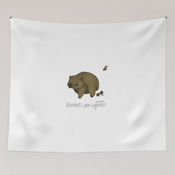 Item preview, Animal Facts Australia - Wombat designed and sold by MiMoCreative.