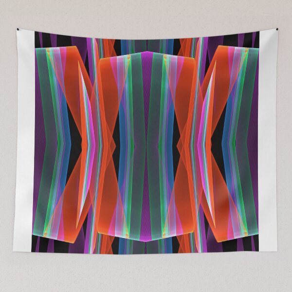 Item preview, Colourful geometric abstract designed and sold by walstraasart.