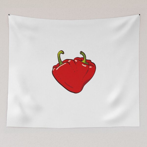 Item preview, Heart Peppers sweet couple designed and sold by Olga Matskevich.